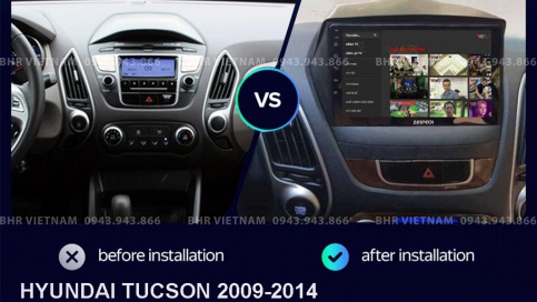 Màn hình DVD Android xe Hyundai Tucson 2009 - 2014 | Zestech Z500